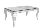 Konferenční stolek MODERN BAROCCO BARRACUDA 100 CM chrom
