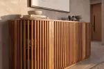Komoda SCULPTURA 170 CM hnědá masiv mango