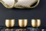 3SET mísa ORIENT zlatá/masiv mango