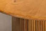 Kulatý jídelní stůl s ÚP TRES CHIC 120 CM masiv mango