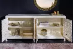 Komoda MARRAKECH 170 CM bílá masiv mango