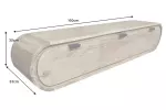 Závěsný televizní stolek ORGANIC 160 CM masiv akácie