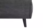 Rozkládací křeslo SMART MULTIFUNCTION 100 CM šedá manšestr