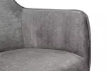 Křeslo VOGUE šedá samet otočné Křeslo VOGUE šedá samet otočné