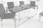 Jídelní stůl MODERN BAROCCO 200 CM černý