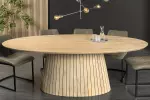 Jídelní stůl oválný ART DECO 220 CM masiv mango