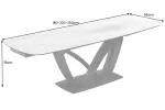 Jídelní stůl PAPILLON MRAMOR 180-220-260 CM keramika rozkládací