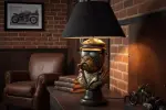 Stolní lampa BULLDOG 55 CM bronzová/černá