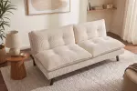 Rozkládací pohovka COCOONING 190 CM béžová manšetr Rozkládací pohovka COCOONING 190 CM béžová manšetr
