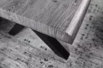 Jídelní stůl WILD 200 CM vzhled šedý divoký dub