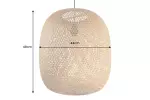 Stropní svítidlo ORGANIC LIVING II 50 CM přírodní bambus