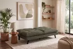 Rozkládací pohovka COCOONING 190 CM zelená manšetr Rozkládací pohovka COCOONING 190 CM zelená manšetr