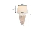 Stolní lampa PURE NATURE 65 CM masiv mango Stolní lampa PURE NATURE 65 CM masiv mango