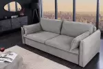 Rozkládací pohovka APARTMENT 3M 215 CM šedá manšestr