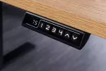 Výškově nastavitelný psací stůl OAK DESK 120 CM dubový vzhled