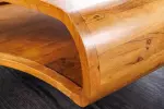Konferenční stolek SPIN 70 CM masiv akácie honey