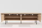 Televizní stolek ATELIER 200 CM dubová dýha