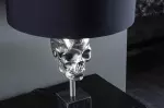 Stolní lampa SKULL 56 CM stříbrná