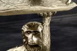 Odkládací stolek WILDLIFE MONKEY 55 CM zlatý