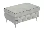 Taburet MODERN BAROCCO XL 90 CM tmavě zelený samet Taburet MODERN BAROCCO XL 90 CM tmavě zelený samet