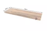 Nástěnná police PURE 60 CM hnědá masiv sheesham Nástěnná police PURE 60 CM hnědá masiv sheesham