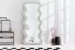 Nástěnné zrcadlo CURVY 160 CM bílá