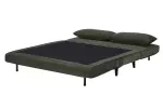 Rozkládací pohovka SMART MULTIFUNCTION 140 CM zelená manšestr