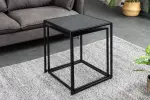 2SET konferenční stolek MOUNTAIN SOUL 45/40 CM černá kamenná dýha
