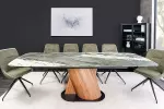 Jídelní stůl ELEMENTS TAUPE GREY 180-260 CM keramika rozkládací