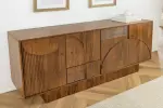 Komoda ART DECO BROWN 170 CM masiv mango