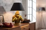 Stolní lampa KING APE II 55 CM černá/zlatá