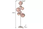 Stojací lampa LIQUID DIAMOND 170 CM měděná