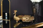 Mísa WILDLIFE PEACOCK 40 CM zlatá