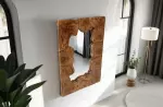 Nástěnné zrcadlo MOSAIC 90 CM masiv teak