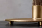Stolní lampa JEWELRY 75 CM masiv železné dřevo