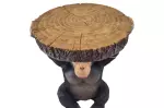 Odkládací stolek MONKEY 50 CM černý