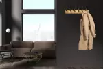 Věšák DEER 50 CM zlatá
