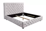 Postel CHESTERFIELD LUX 180x200 CM šampaňská samet