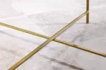 Konferenční stolek ORIENT 65 CM mosazný odnímatelný podnos