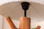 Stolní lampa JEWELRY 60 CM masiv mangostan/colin bouclé