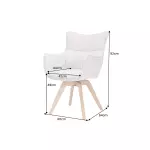 2SET jídelní židle VOGUE antracitová/přírodní texturovaná tkanina otočná 2SET jídelní židle VOGUE antracitová/přírodní texturovaná tkanina otočná