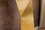 Konzolový stolek EXTRAVAGANCIA 140 CM bílá/zlatá mramor