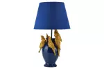 Stolní lampa WILDLIFE PARROT 55 CM modrá/zlatá