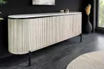 Komoda ADLON 170 CM mramor / masiv mango