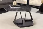 Konferenční stolek MOVEMENT GREY 130 CM keramika otočný