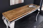 Konzolový stolek MODERN BAROCCO BARRACUDA 140 CM chrom