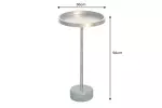 Odkládací stolek TRAYFUL 60 CM zelený mramor