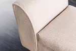 Lavice SCARLETT 90 CM béžová texturovaná tkanina