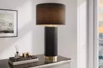 Stolní lampa ELEGANCIA 70 CM černá/černá keramika
