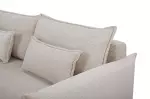 Rozkládací pohovka APARTMENT 3M 215 CM béžová manšestr